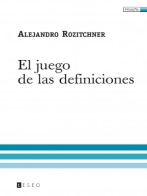 cover image of El juego de las definiciones